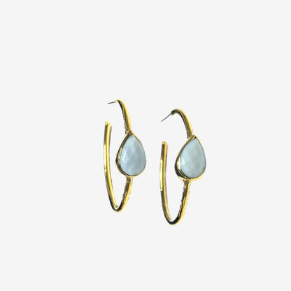 Hydro Quartz Earring