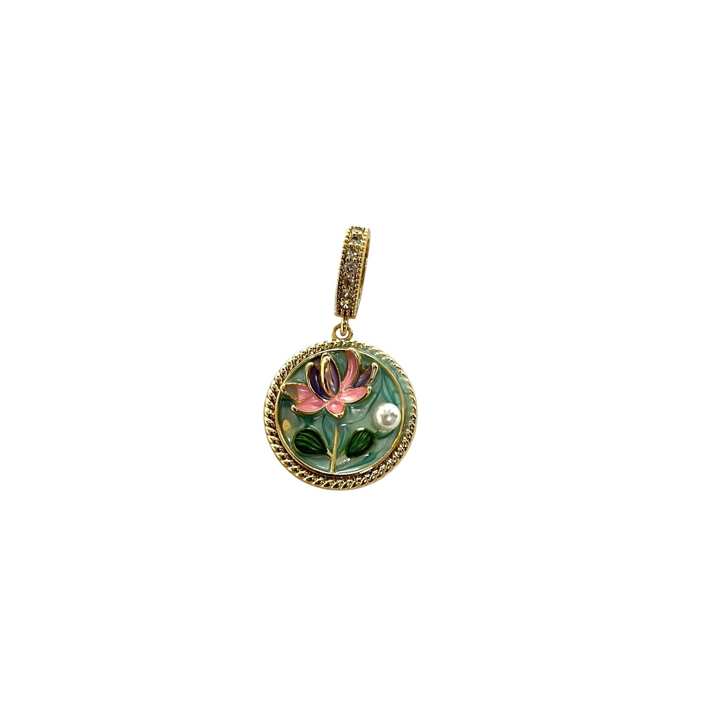 Pearl Flower Charm
