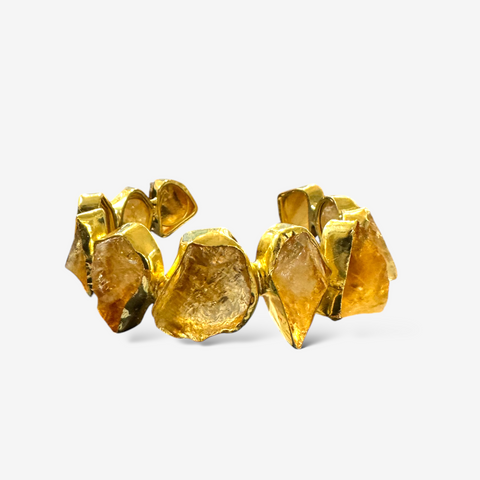 Iris Citrine Cuff