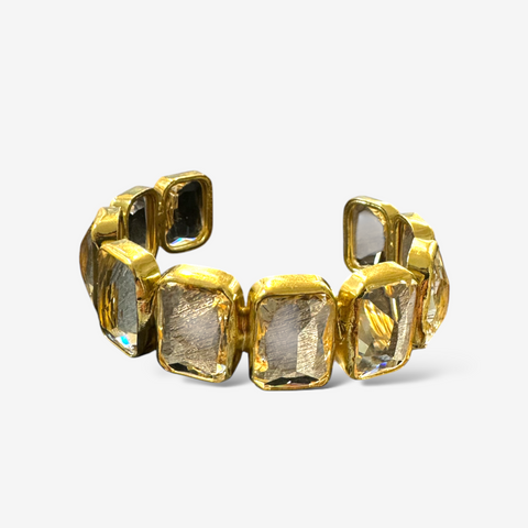 Nova Quartz Square Cuff