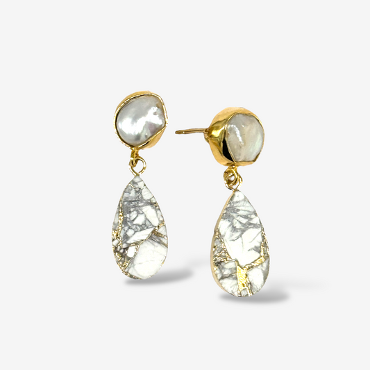 Pearl Mozaic Dangles