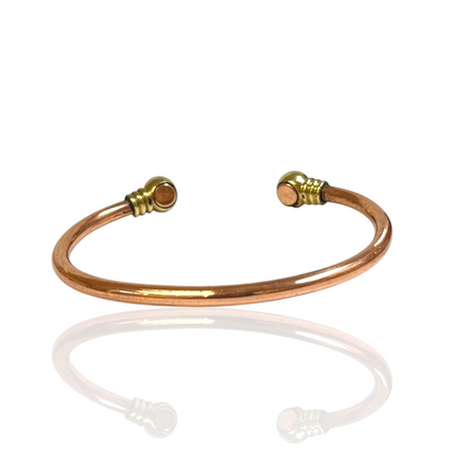 Classic Ball End Copper Cuff