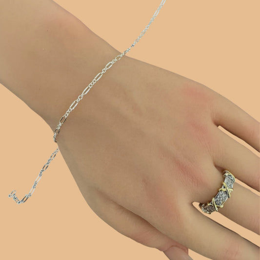Sterling Silver Long and short chain