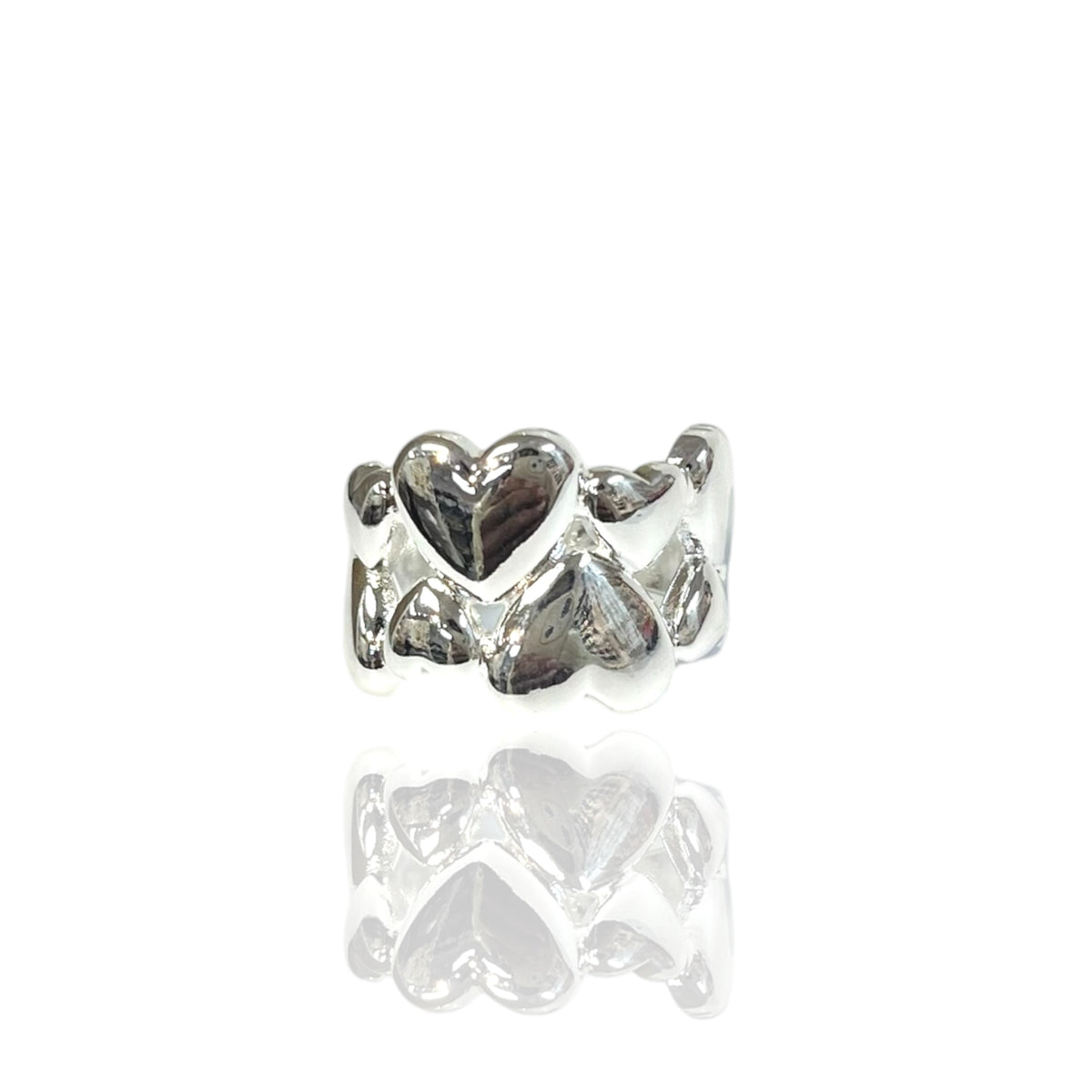 Silver Stack rings
