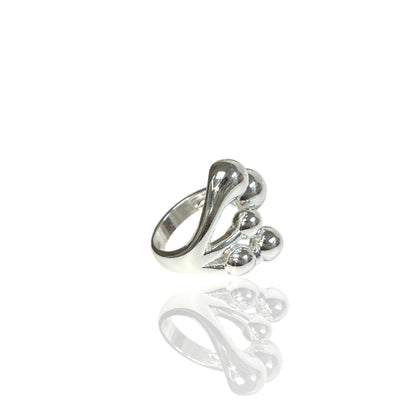 Silver Stack rings