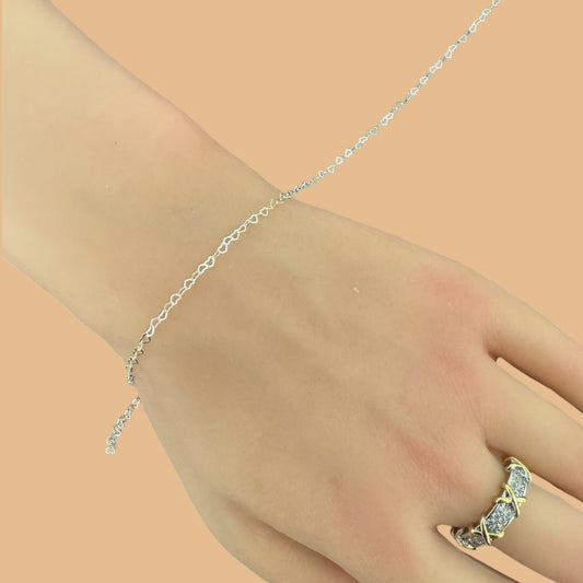 Buy Tiny Heart Sterling Silver Chain Online