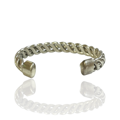 Viola Interwoven Link Copper Cuff (Small)