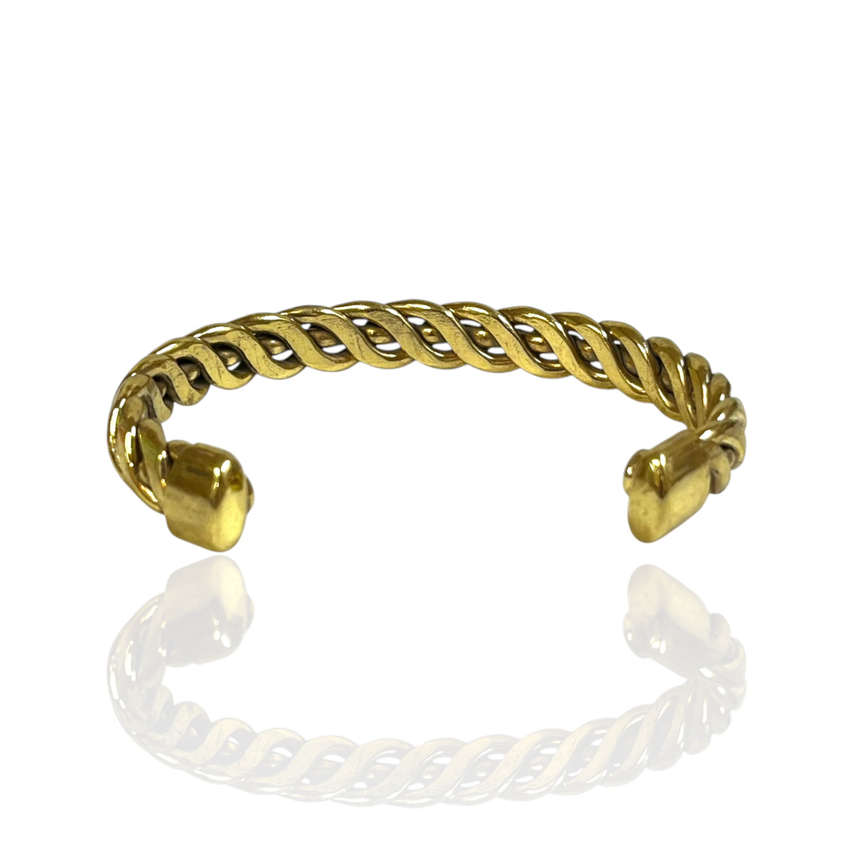 Viola Interwoven Link Copper Cuff (Small)