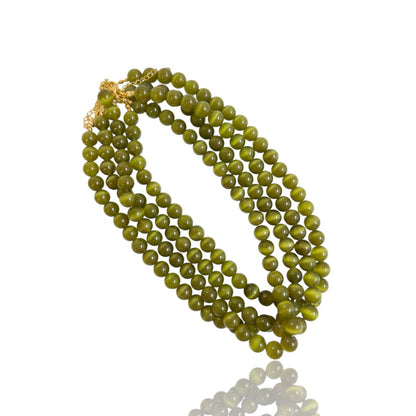 Cats Eye Bead Necklace