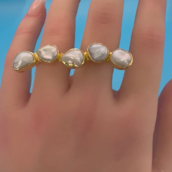 Buy Pearl Arc Ring Online