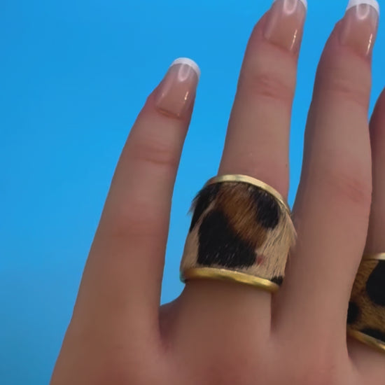 Buy Faux Leather Ring Online