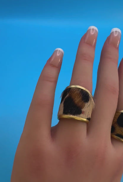 Buy Faux Leather Ring Online