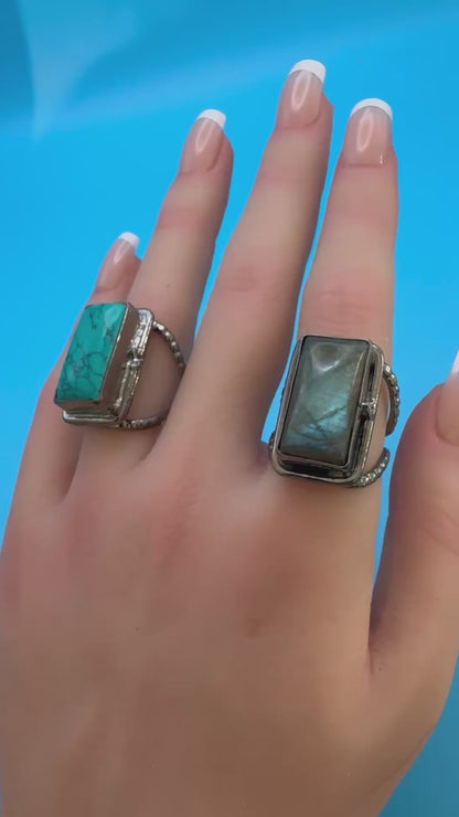 Grace Gunmetal Rings