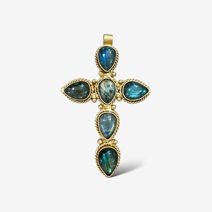 Anika labradorite cross
