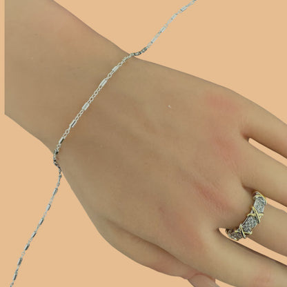 Buy Sterling Silver Short Bars Chain Online