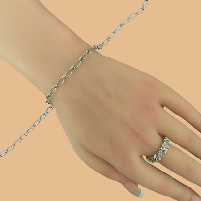 Buy Sterling Oval Hammered Chain Online