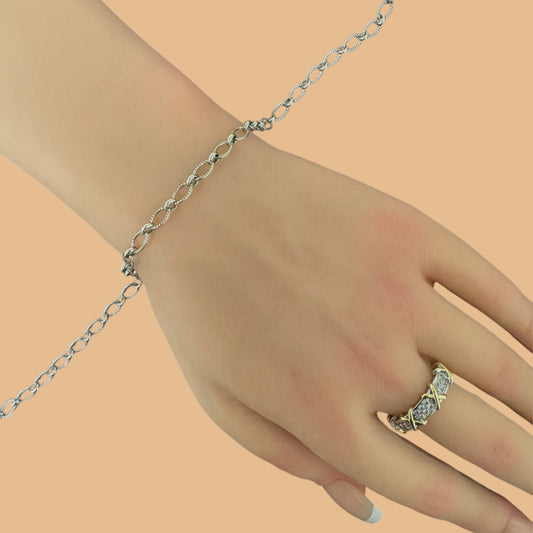 Buy Sterling Oval Hammered Chain Online