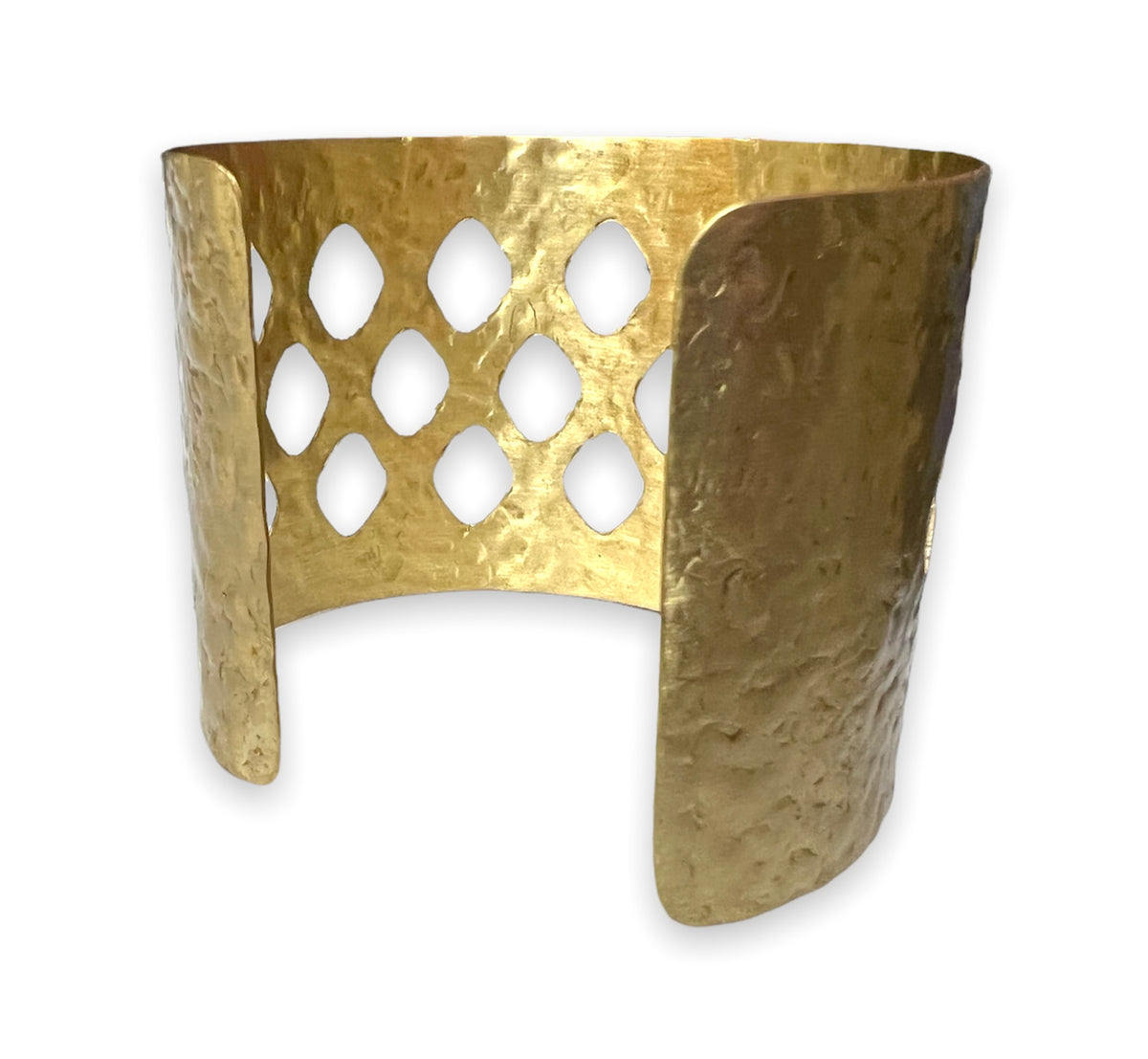 Brass Cuff Bracelet | Gold Plated Brass (BCB6)