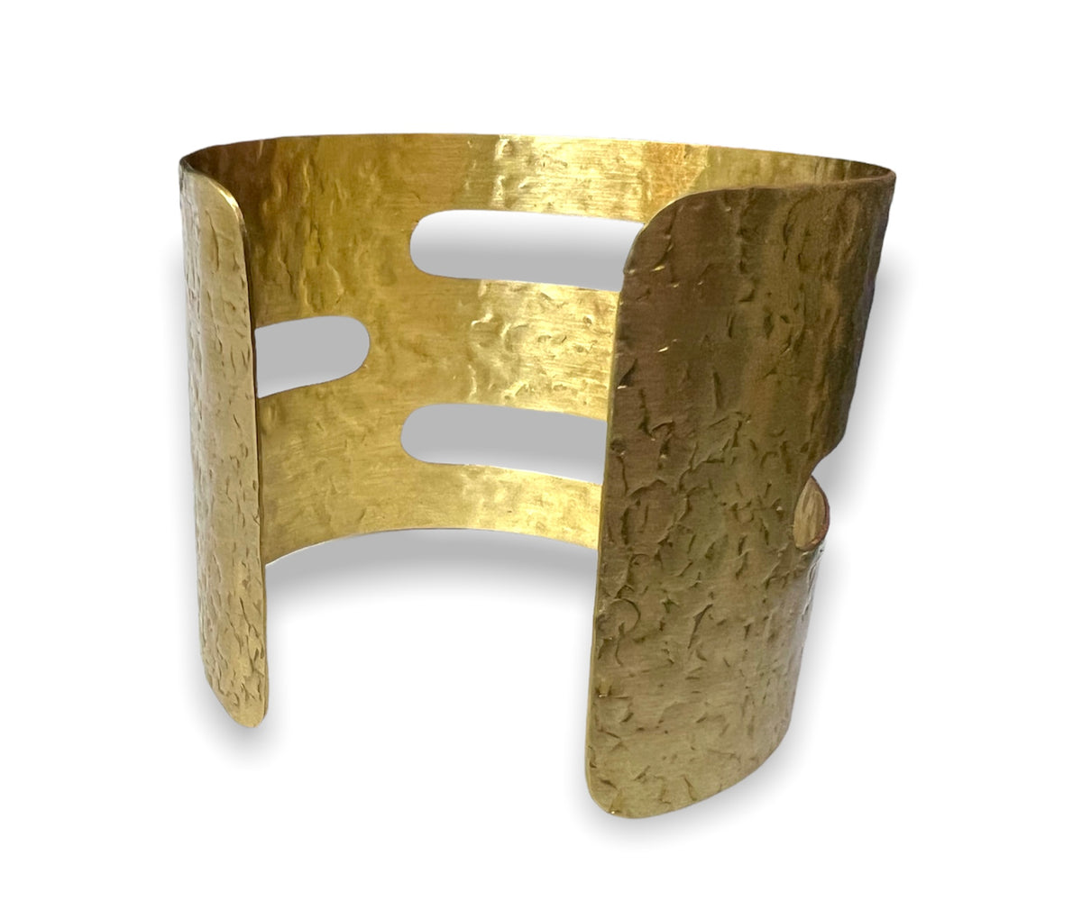 Brass Cuff Bracelet | Gold Plated Brass (BCB2)