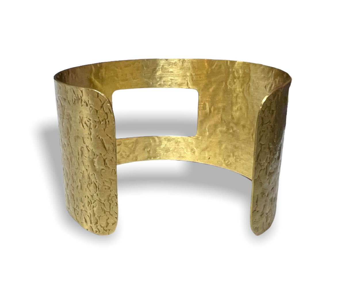 Brass Cuff Bracelet | Gold Plated Brass (BCB3)
