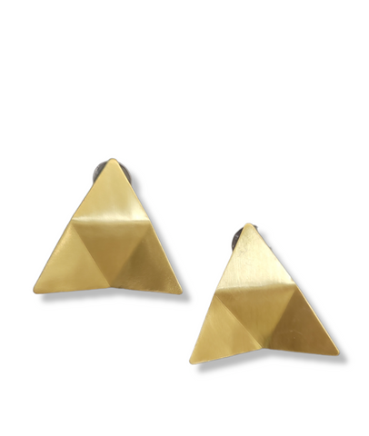 Geometric Brass Earring (B108)