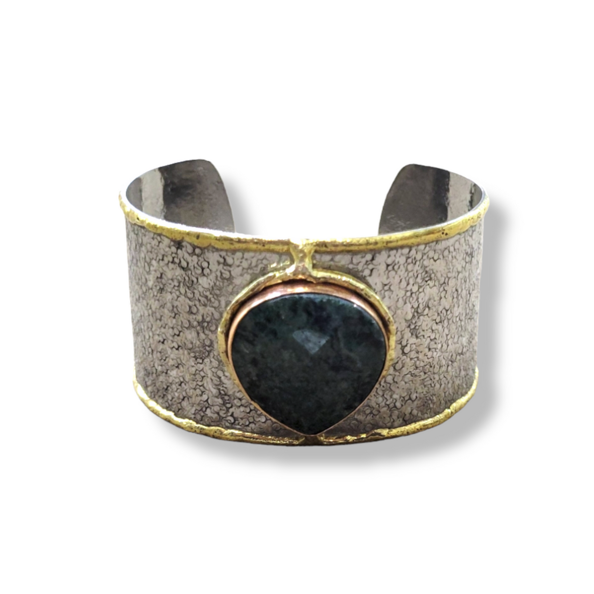 Enchanted Forest Natural Stone Cuff