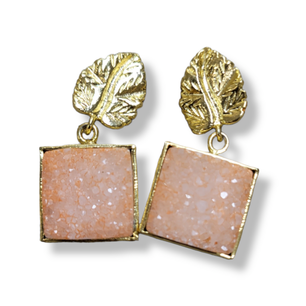 Geodes earrings Square Drops